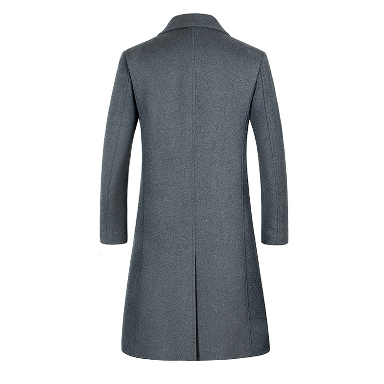 Men's Winter Warm Long Cardigan Jacket