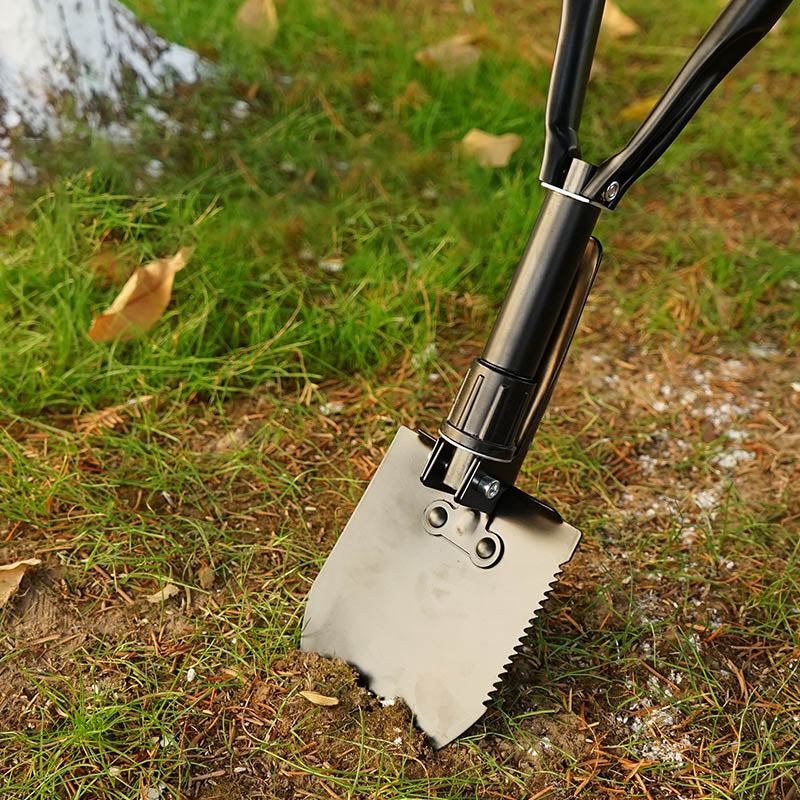 Outdoor Folding Shovel Camping Out Fishing Multifunctional Shovel