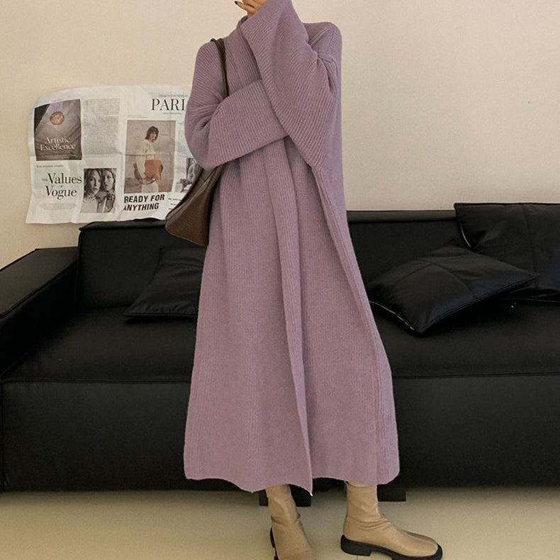 Women's Long Knit Cardigan Jacket