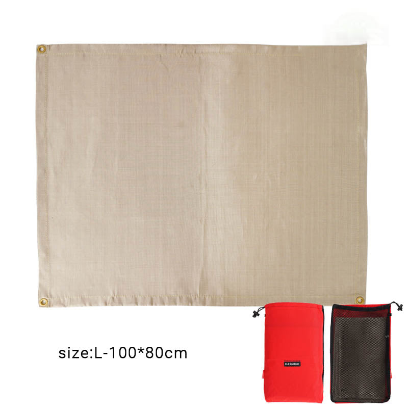 Outdoor Camping Fireproof Cloth Picnic Barbecue Heat Insulation Pad