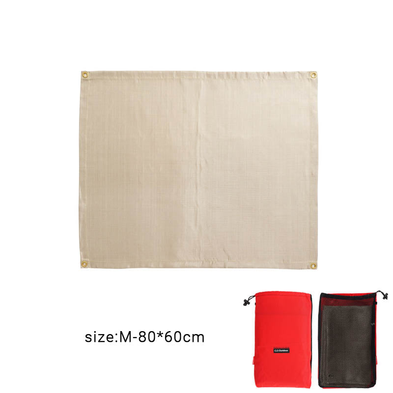 Outdoor Camping Fireproof Cloth Picnic Barbecue Heat Insulation Pad