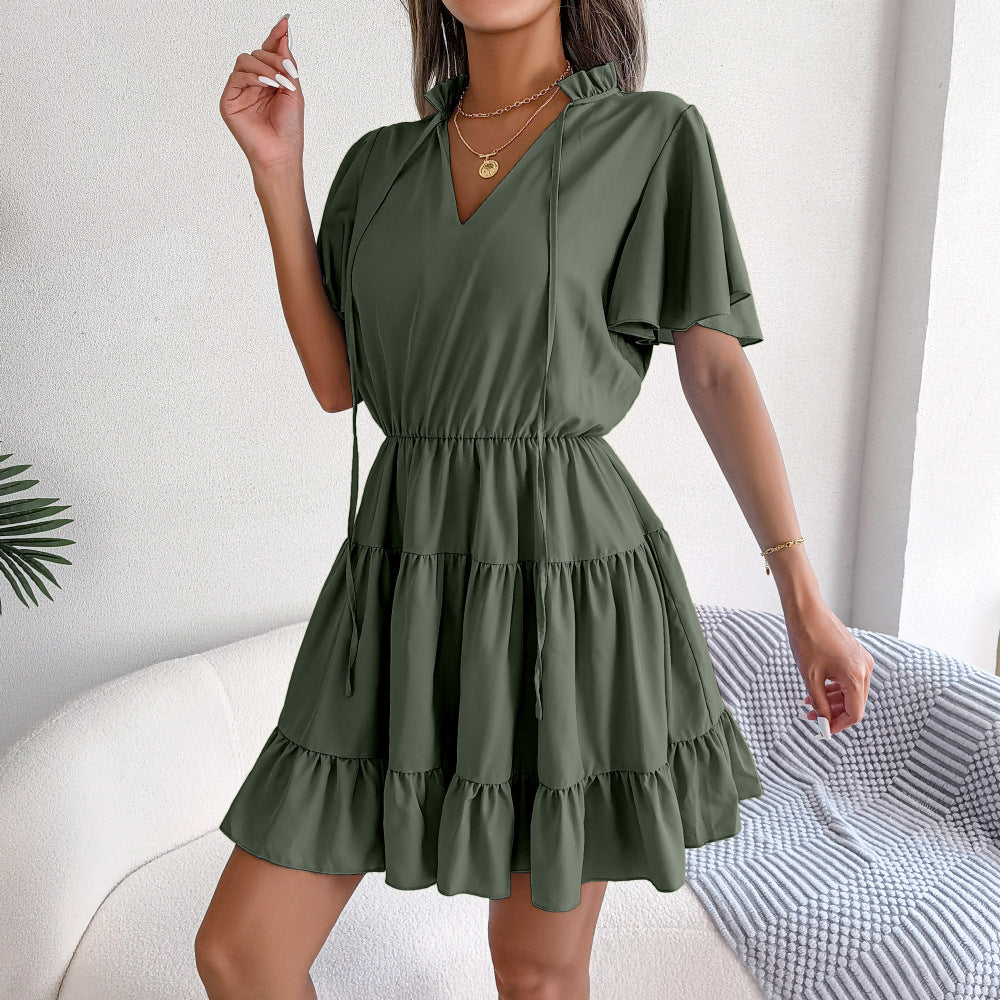 Casual Short Sleeve Summer Dress For Women