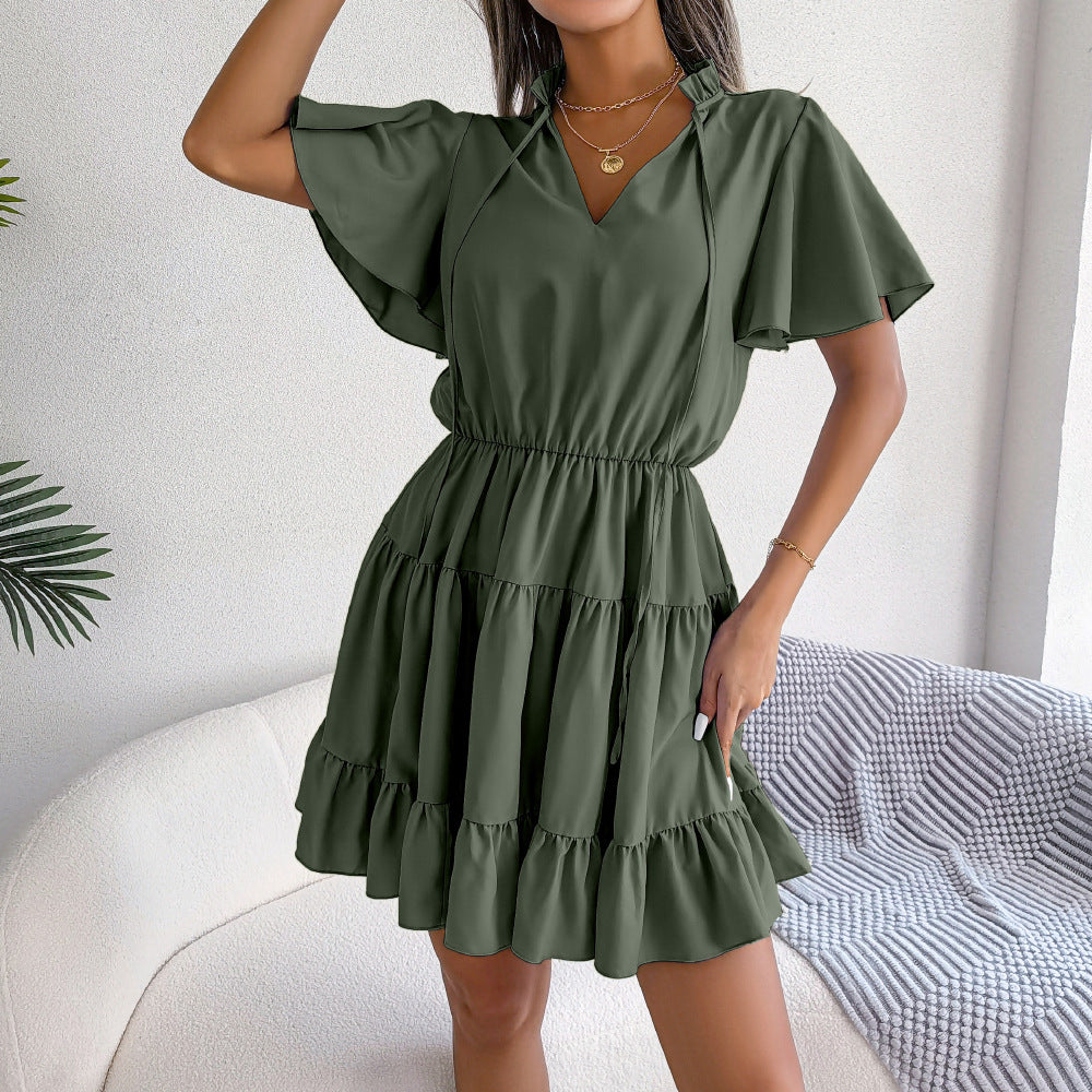 Casual Short Sleeve Summer Dress For Women