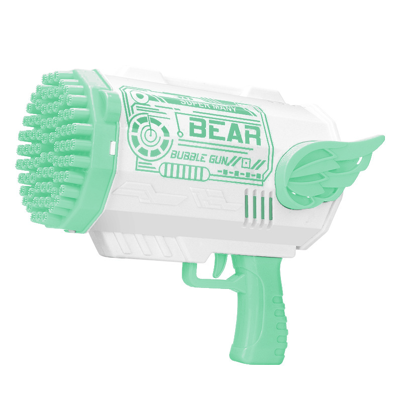 Colorful Lights 80 Hole Automatic Bubble Gun
