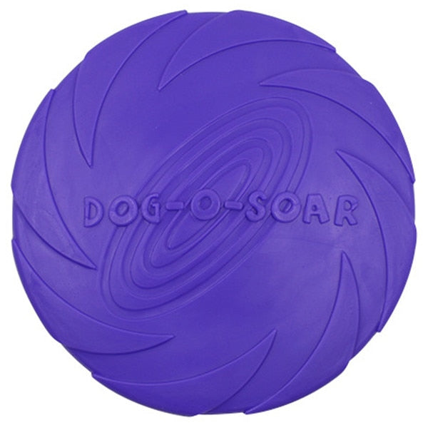 Pet Training Toy Rubber Safe Non-toxic Dog Frisbee