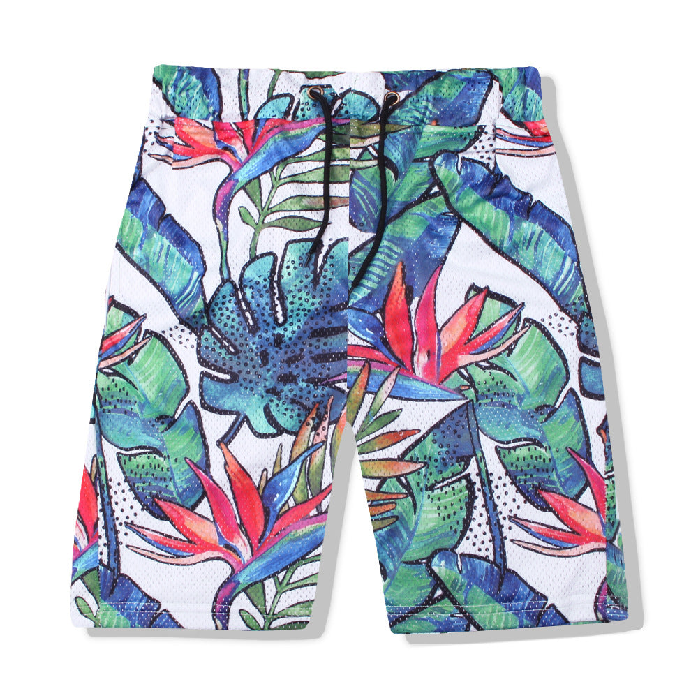 Men's Sweatpants Quick-Drying Men's Floral Pants
