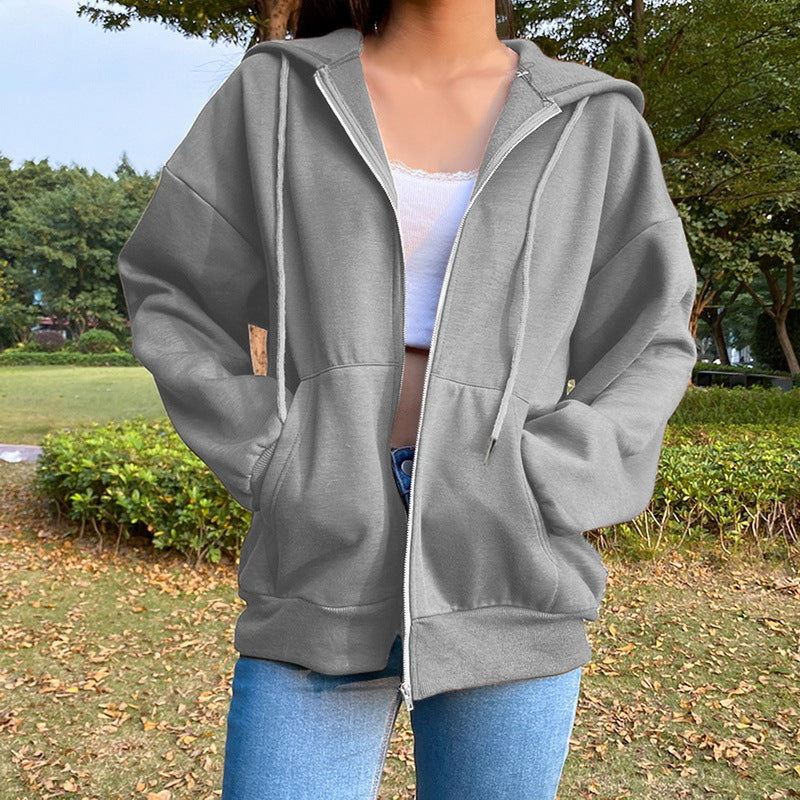 Women's Outdoor Casual Hooded Cardigan Jacket