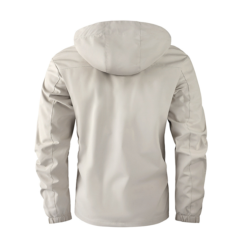 Men's Trench Bomber Outdoor Hooded Jacket