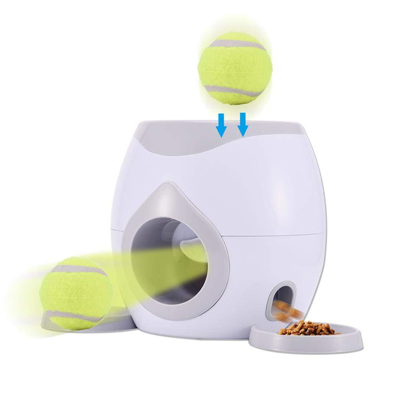 Dog Tennis Award Machine Dog Interactive Toy Baseball Award Machine