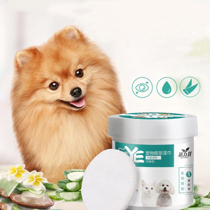 Gentle Pet Eye Cleansing Tear Stain Wipes