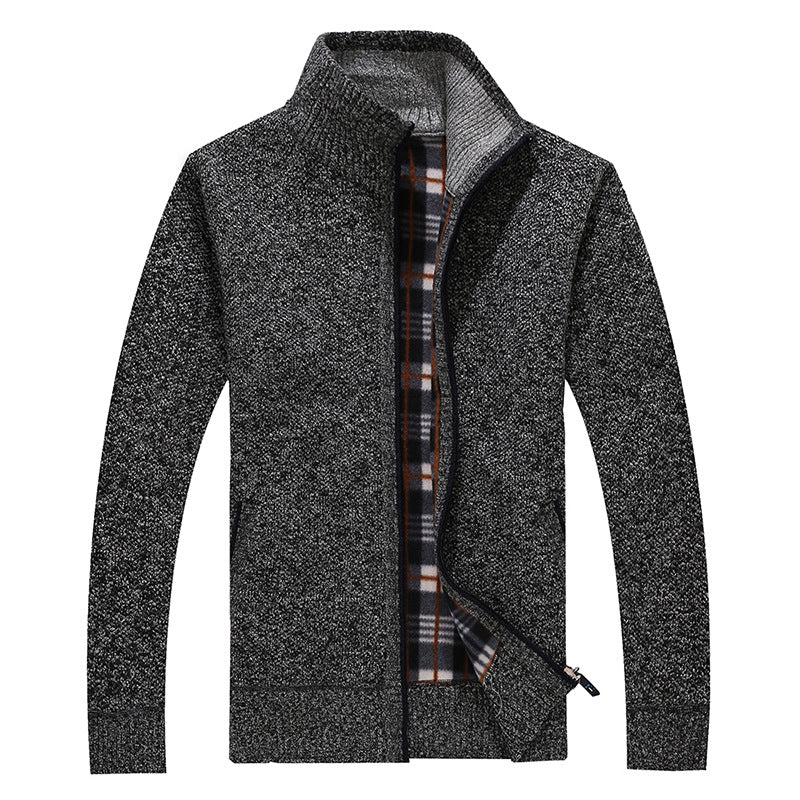 Men's Streetwear Solid Colored Sweater Cardigan