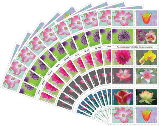 (2021) USPS Garden Beauty Forever Postage Stamps