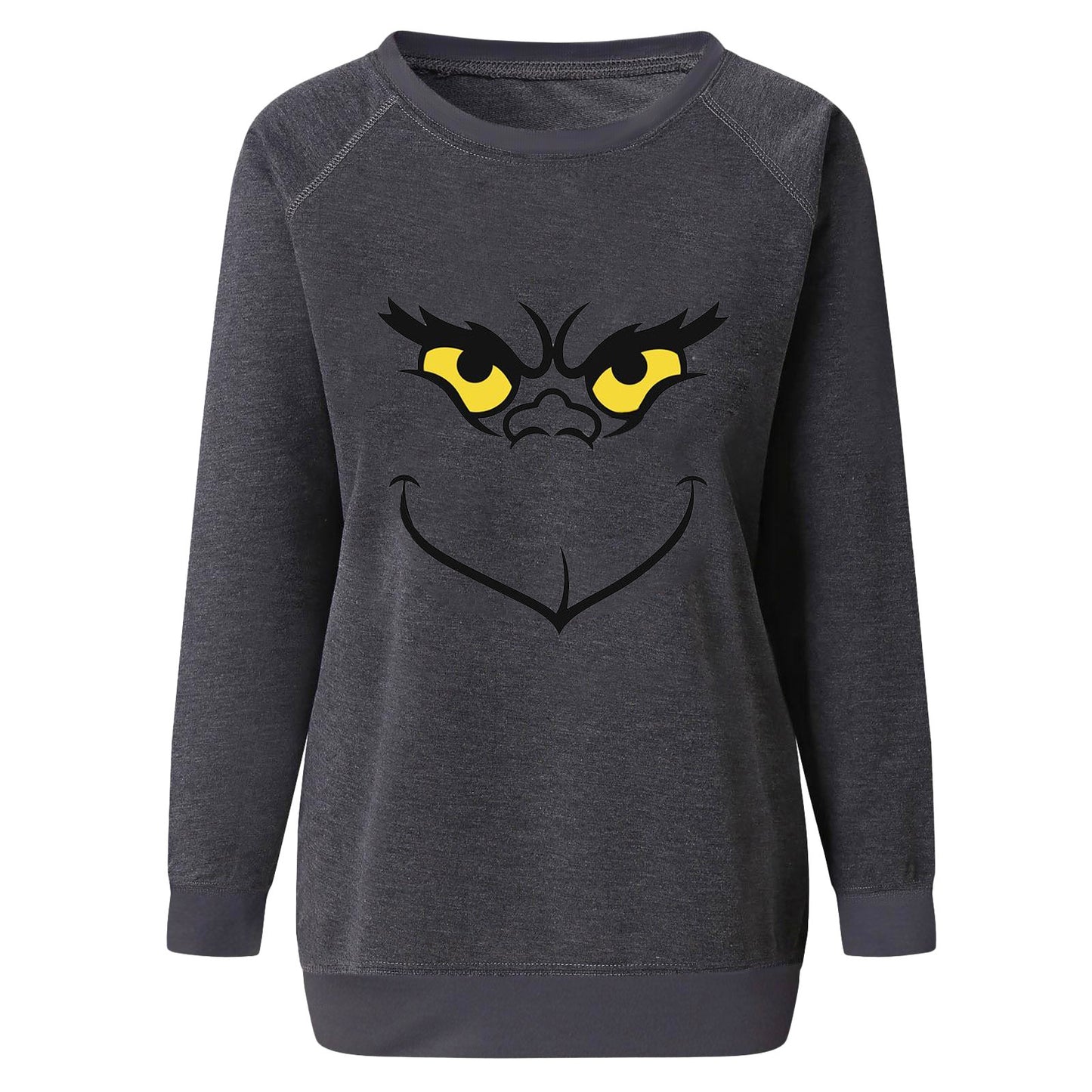 Women's Casual Grinch Christmas Sweatshirts