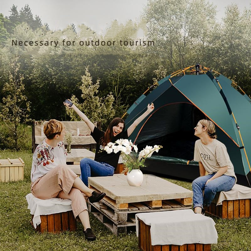 Full Automatic Outdoor Quick Open Single Deck Camping Tent
