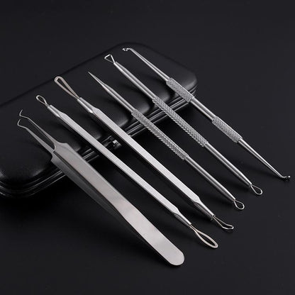 6 Pcs Blackhead Remover Comedone Extractor Tool Acne Removal Tool