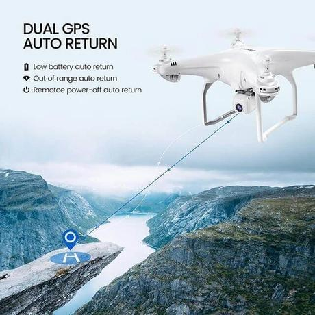 Latest 4K Camera Rotation Waterproof Professional RC Drone