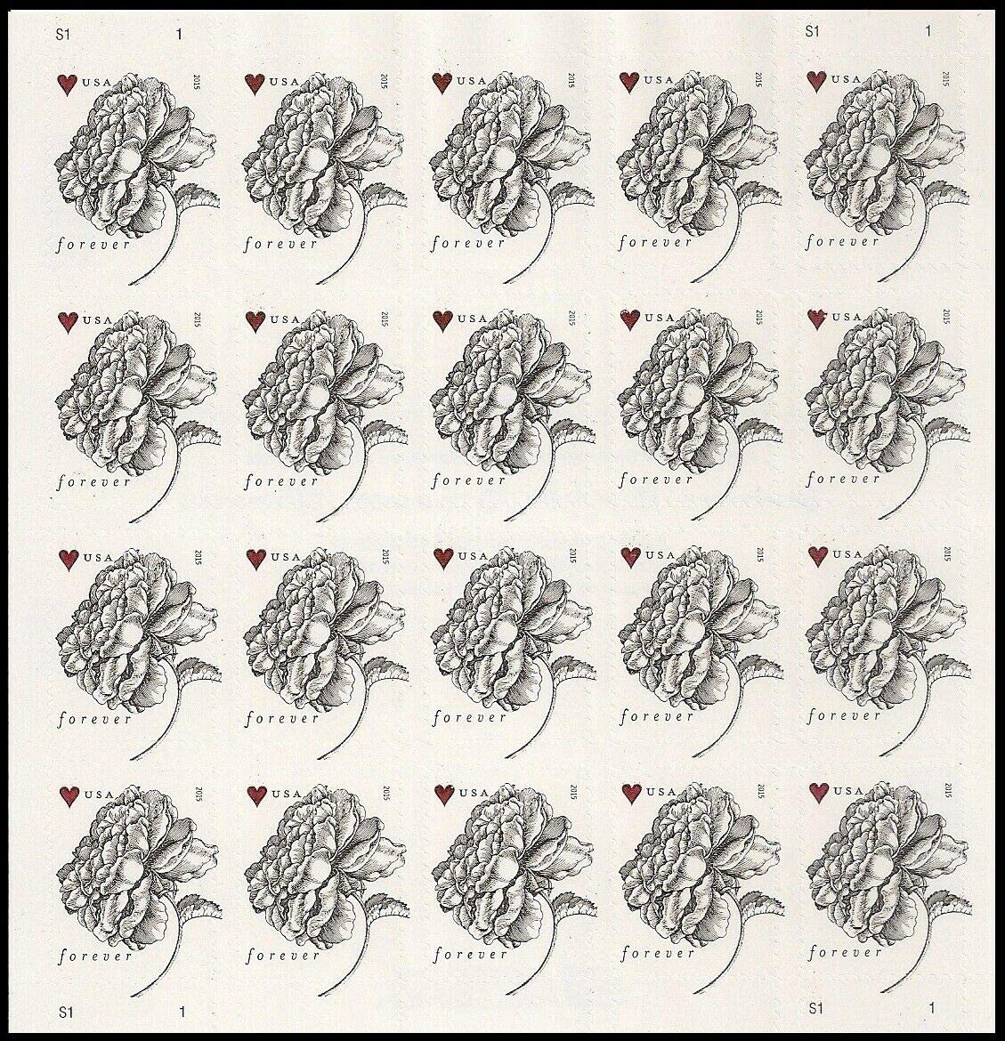 Vintage Rose Pane Wedding Forever Postage Stamps