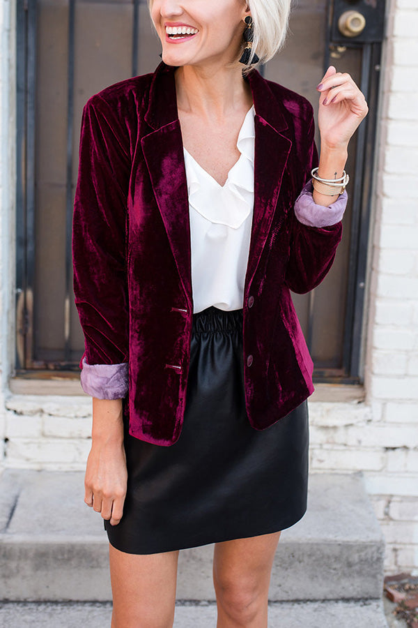Women's Chic Influencer Velvet Jackets