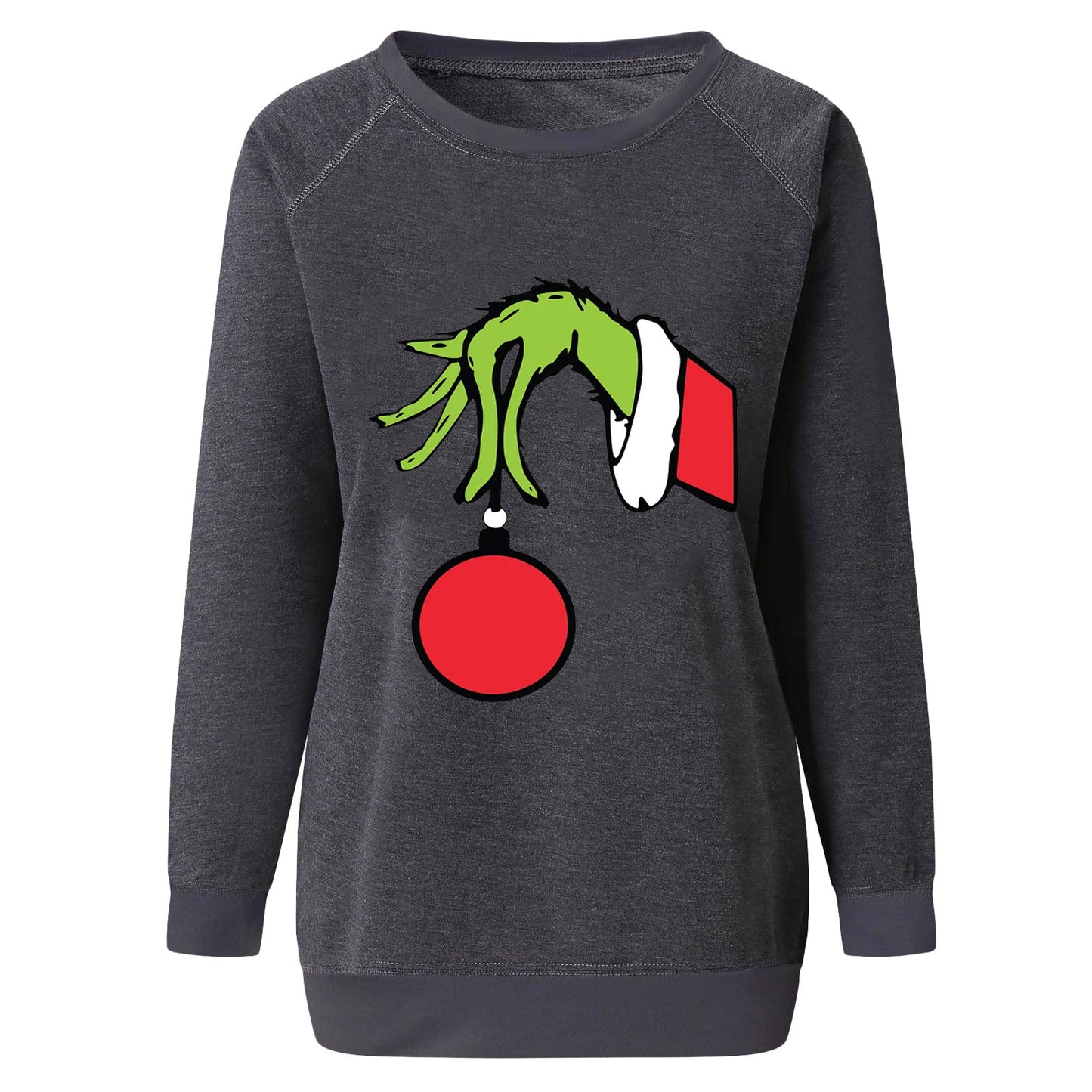 Women's Casual Grinch Christmas Sweatshirts
