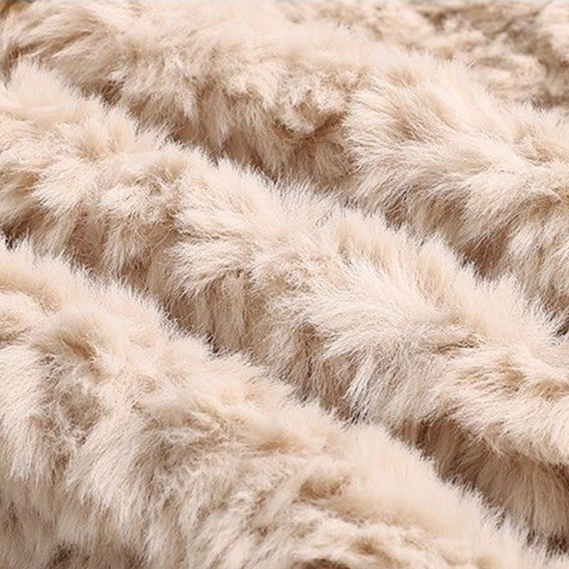 Women's Winter Long Plush Cardigan Coat