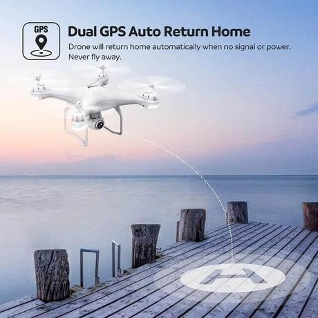 Latest 4K Camera Rotation Waterproof Professional RC Drone