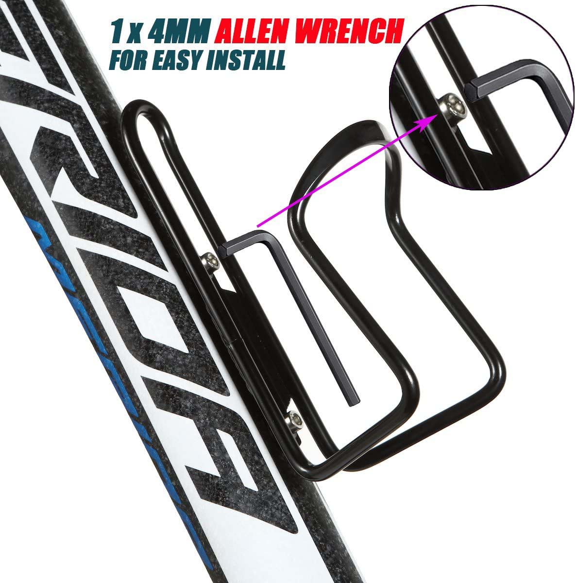 Bicycle Alloy Lightweight Water Bottle Rack Bracket (2 pieces)