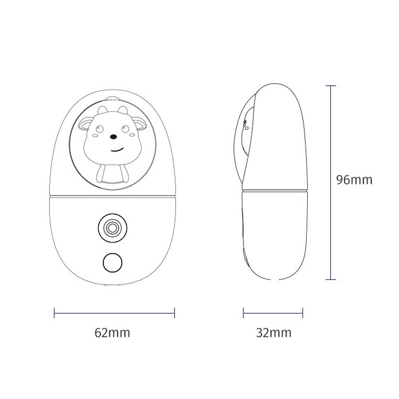 Mini Humidifier Portable Handheld Spray Water Replenishment Instrument