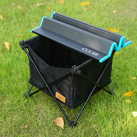 Outdoor Folding Table Storage Basket Picnic Table Storage Hanging Bag