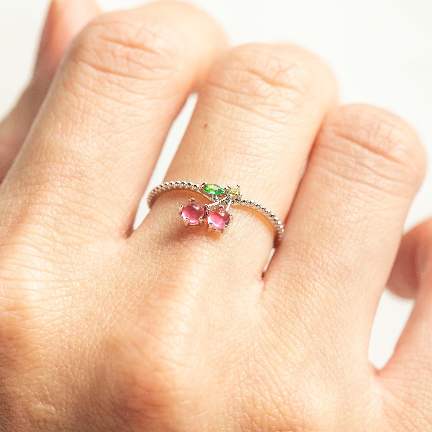 18k Gold Plated Ring Cherry Sweet Ring