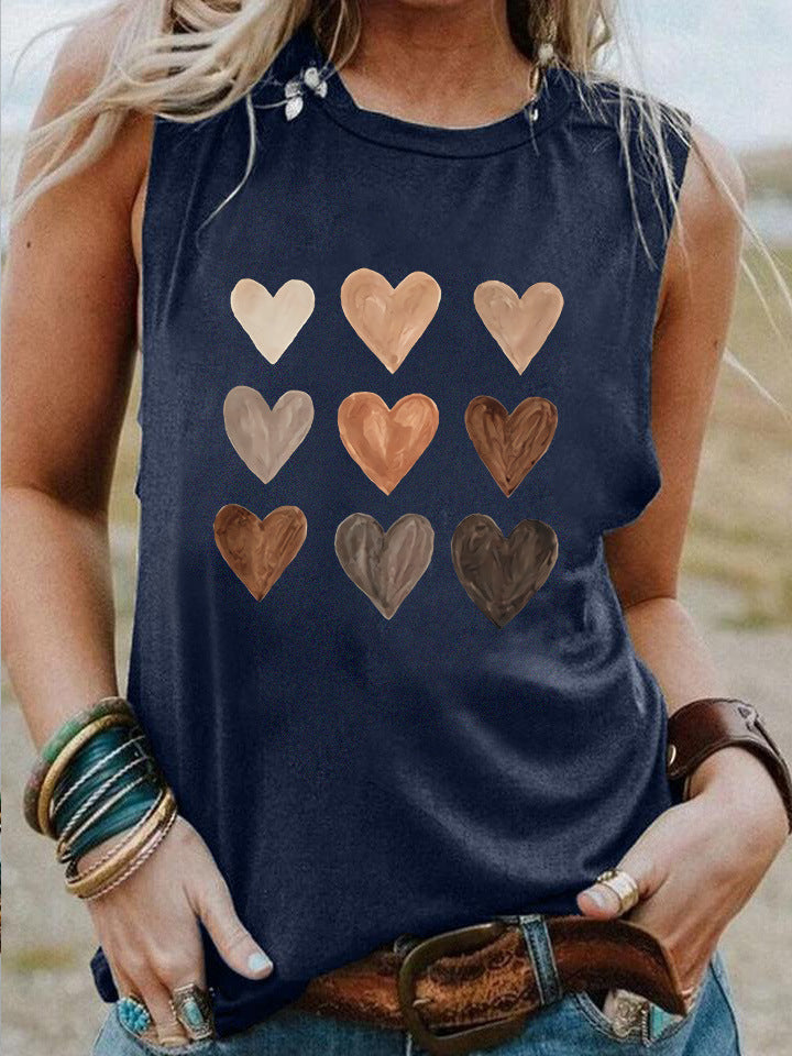 Women's Shirt Be Kind Heart Tank Top