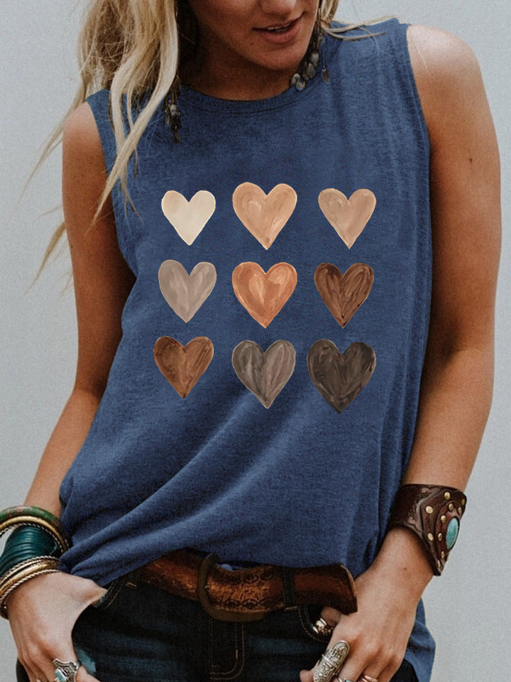 Women's Shirt Be Kind Heart Tank Top