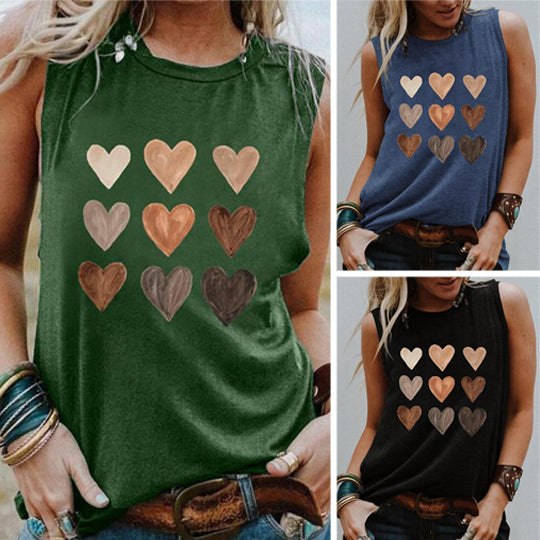 Women's Shirt Be Kind Heart Tank Top