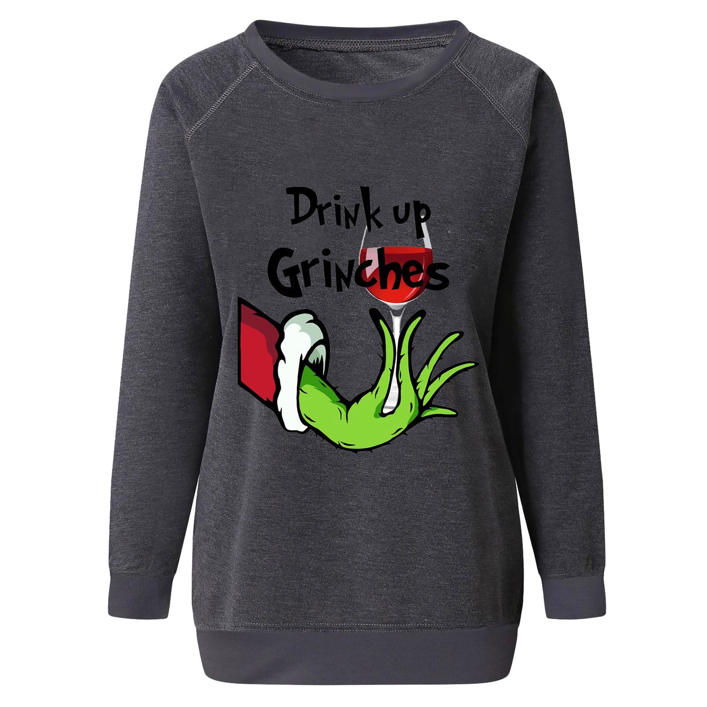 Women's Casual Grinch Christmas Sweatshirts