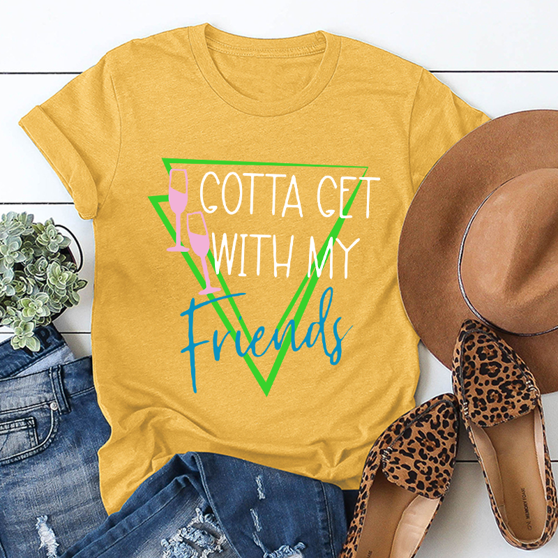 Women's Solid Color Short Sleeve Bachelorette Party T-Shirt