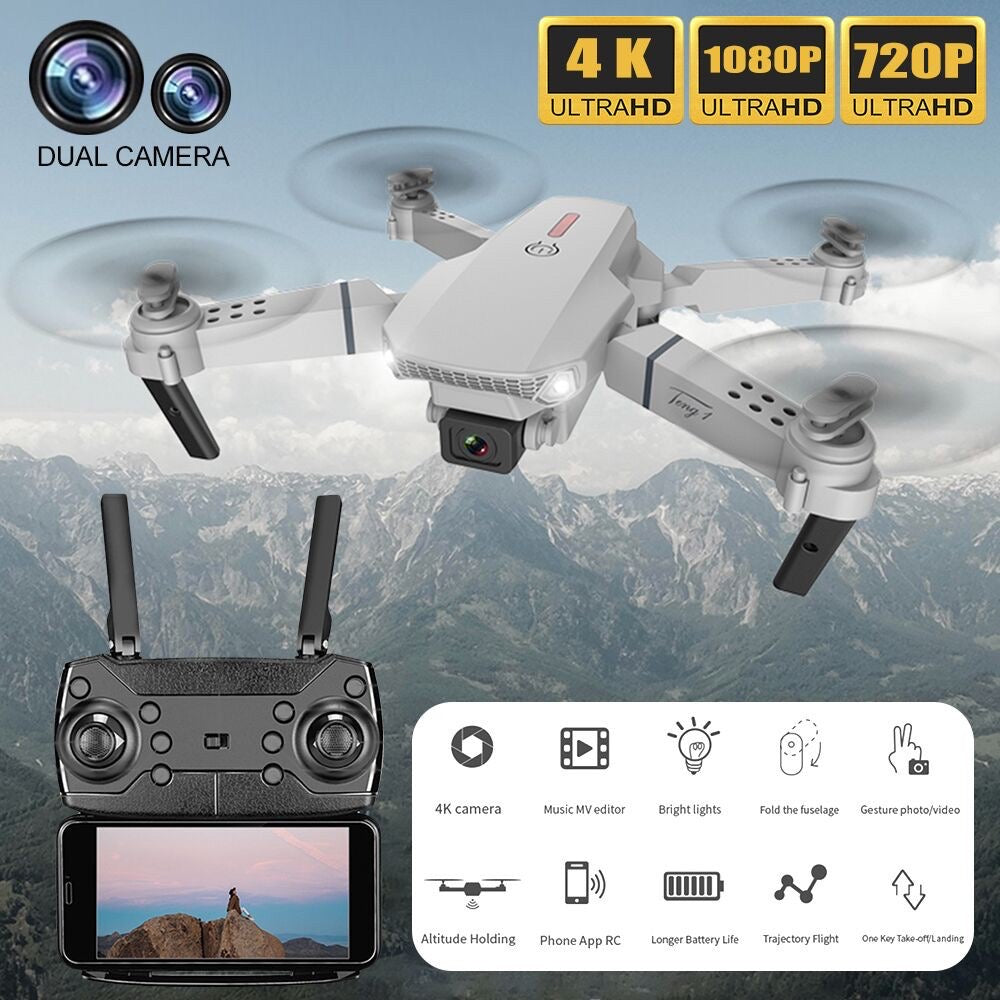 4K Dual Camera Rotation Rrofessional UAV Drone