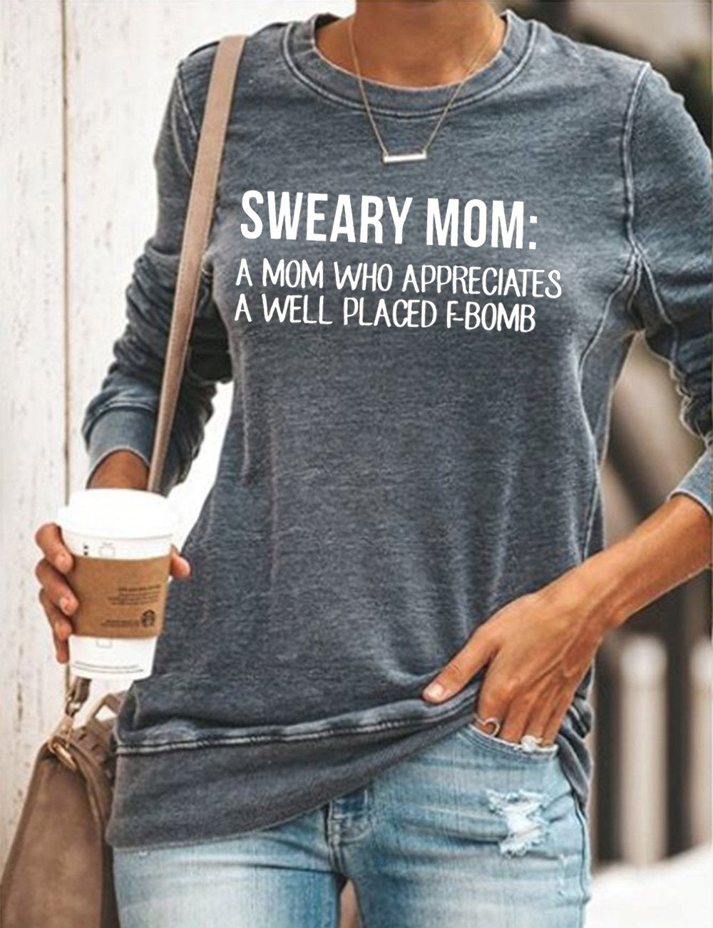 Sweary Mom Slogan Sweater Women's Hoodie Sweatshirt
