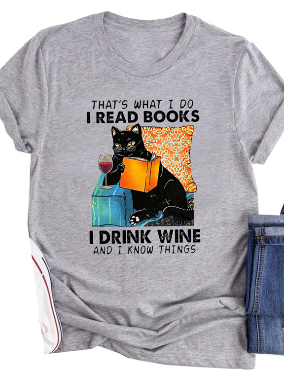Women's T-Shirt That's What I Do I Read Books Tee