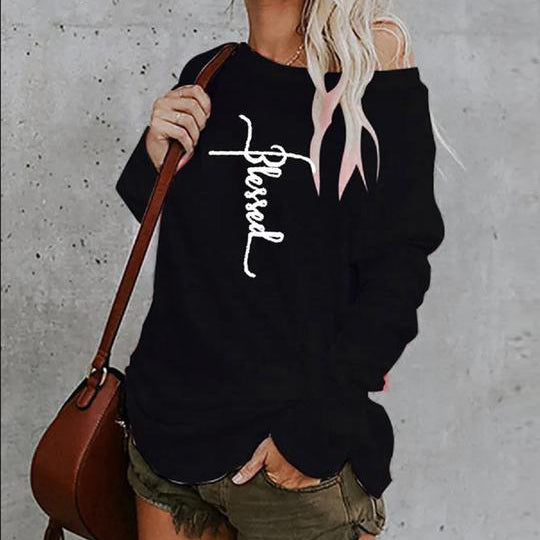 Women's Long Sleeve Printed T-Shirt