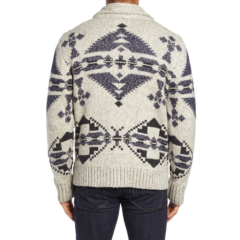 Men's Autumn Wool Button Cardigan Jacket