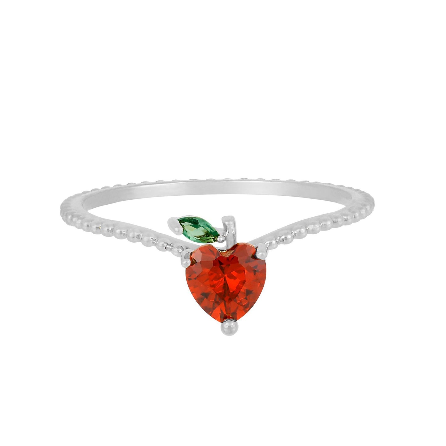 18k Gold Plated Exquisite Ring Apple Ring