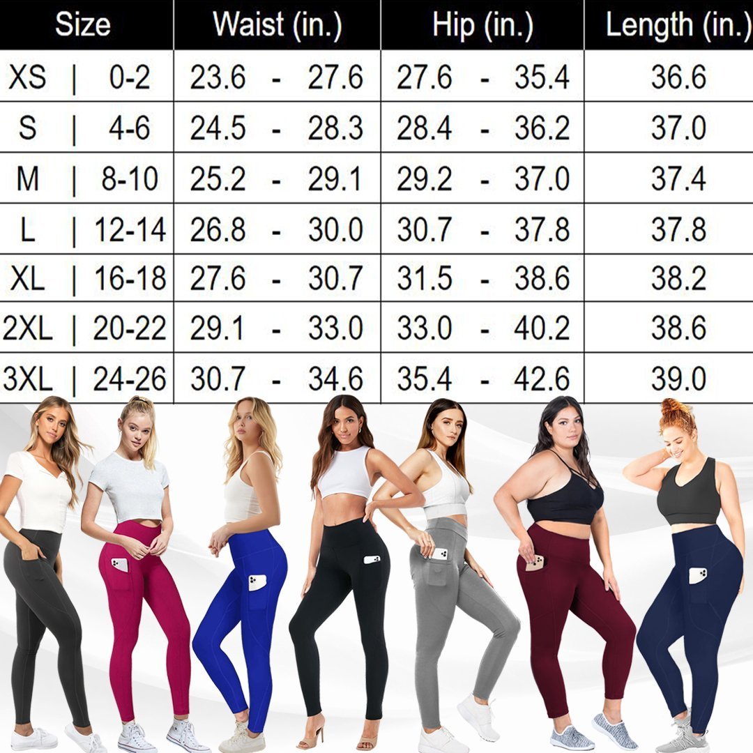 Align High Waist Stretch Tummy Booty Slimming Butt Lift Plus-Size Leggings with Pockets