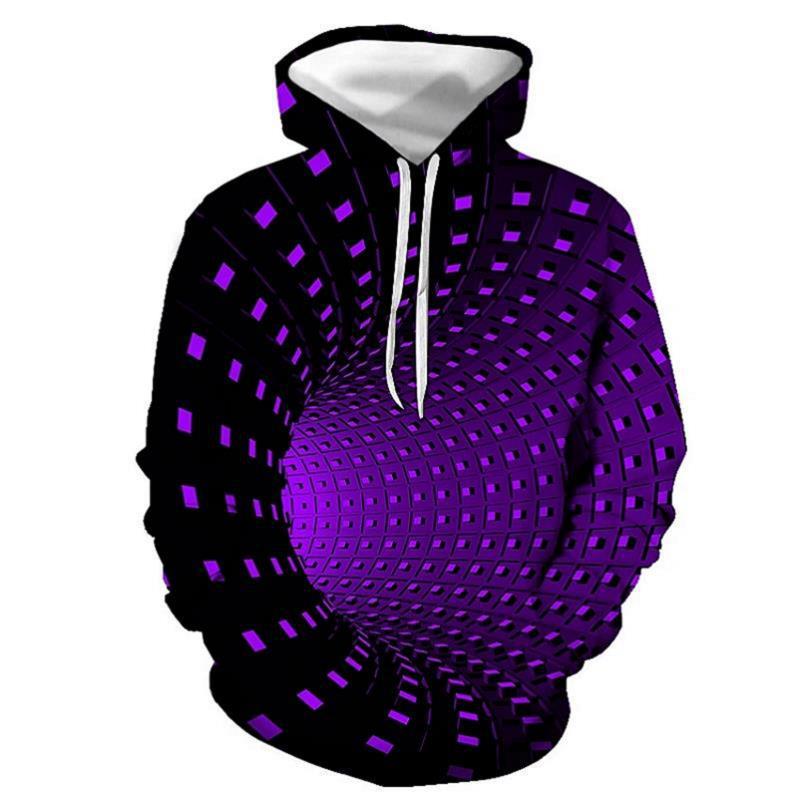 Men's Sweatshirt 3D Abstract T-Shirt Printed Long Sleeves