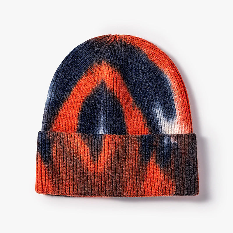 Unisex Fashion Tie-dye Knitted Hat