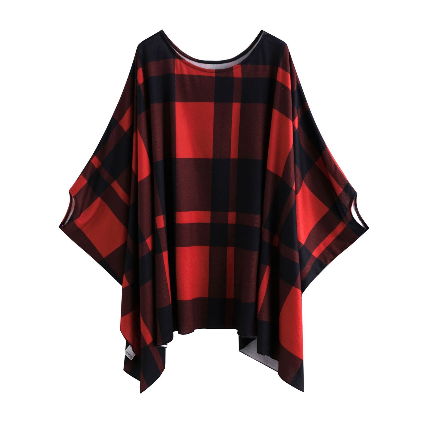 Women's Casual Plaid Print Shawl