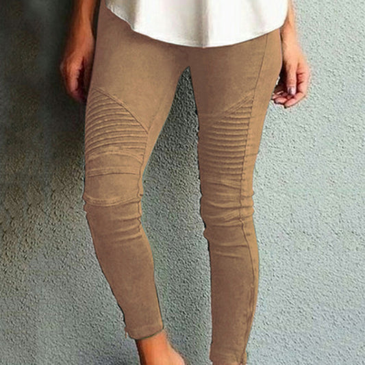 Women's Casual Leggings Slim-fitting Elastic Pants