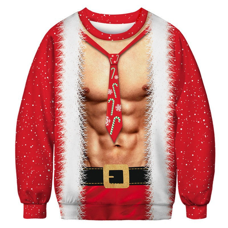 Unisex Christmas Print Hoodie