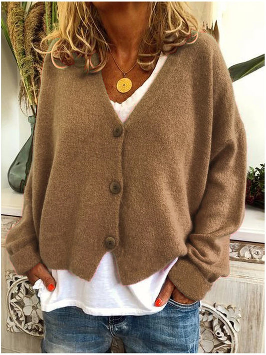 Women's Loose Sweater Knitted Jacket