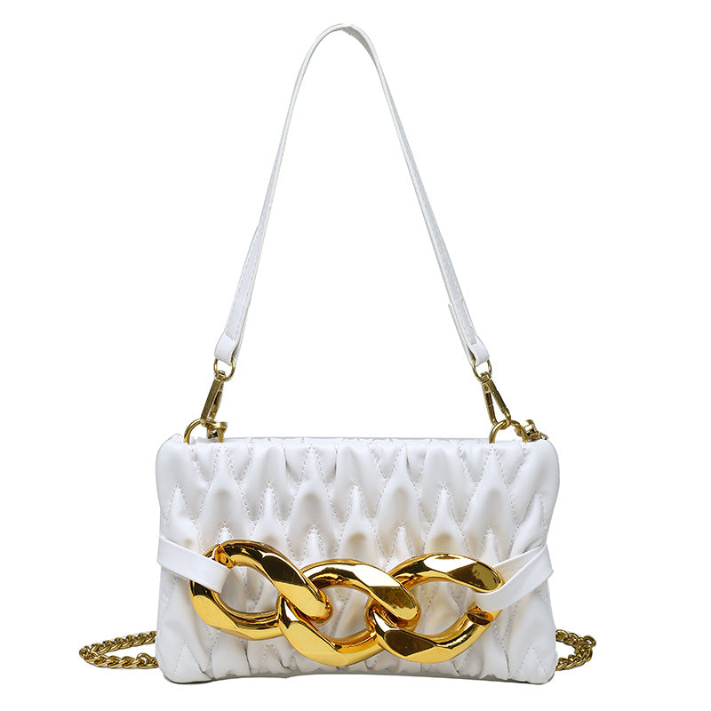 Woman Fold Chain Cross-border Small Square Bag
