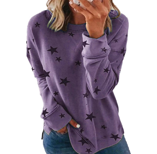 Women's Loose Plus Size Long Sleeve T-Shirt