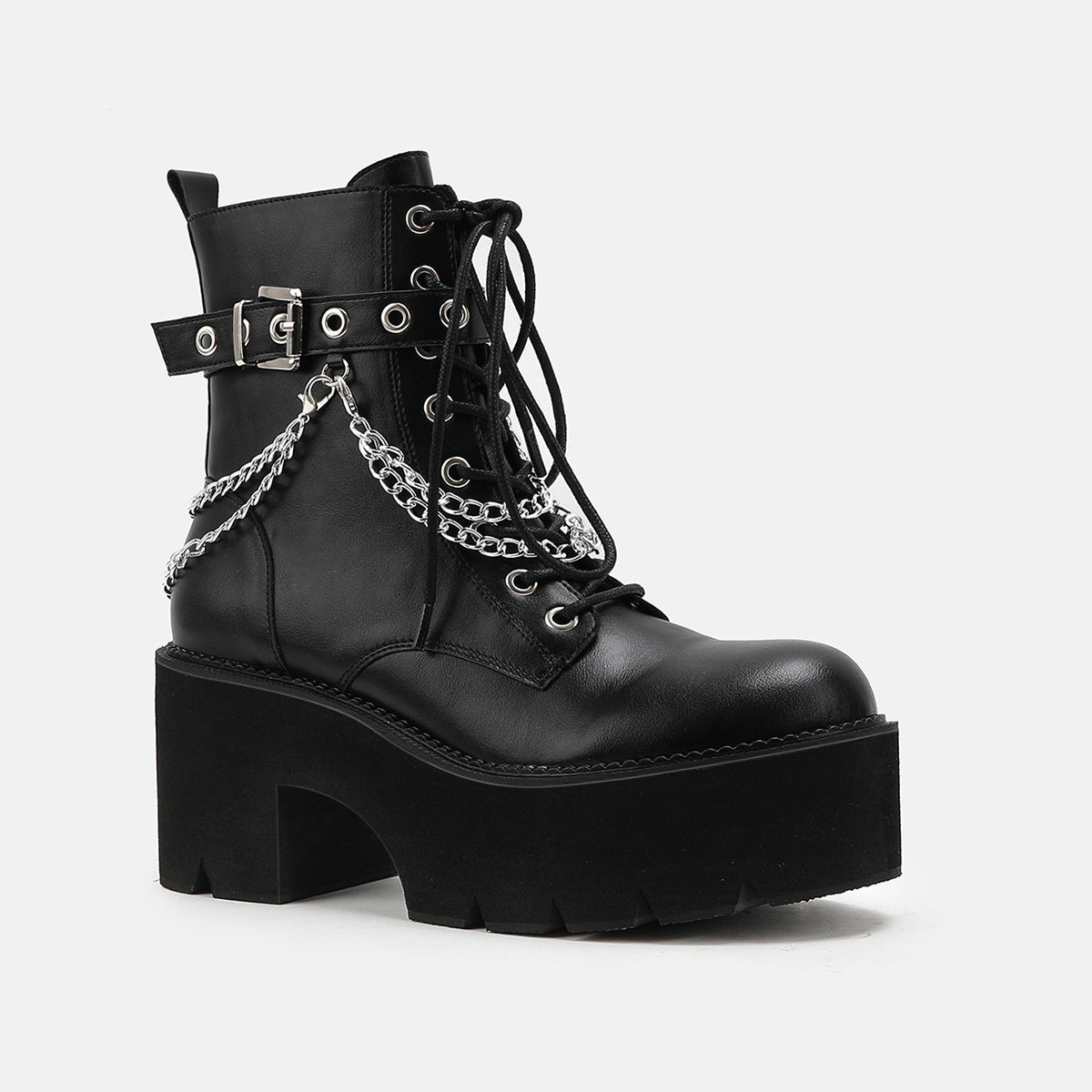 Women's High Heel Y2K Martin Boots